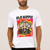 ALTE HIPPIE GEBURTSTAG MÄNNER T - SHIRT (Vorderseite)