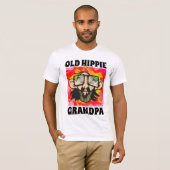 ALTE HIPPIE-GRANDPA-T - SHIRT (Vorne ganz)