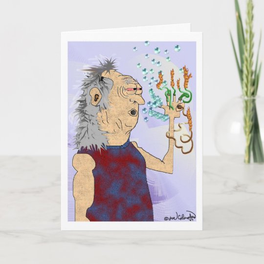 Alte Hippie Typ Geburtstagskarte Karte Zazzle De