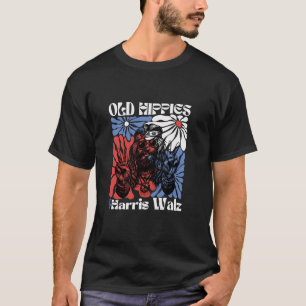 Alte Hippies für Kamala Harris Tim Walz Retro Boho T-Shirt