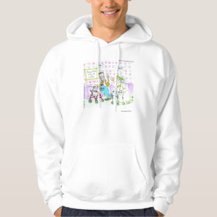 Alte Hippies Zuhause Lustiger Kapuzenpullover von Hoodie