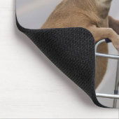 Alte Hirsche, die sich auf einer Wanderung lehnen Mousepad (Ecke)