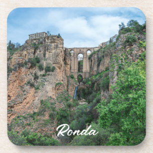 Alte historische Brücke in Ronda, Spanien Getränkeuntersetzer