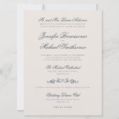 Alte Hochzeit der Elfenbeinflotte Einladung (Vorderseite)