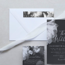 Alte Hochzeit in Schwarz und Weiß