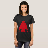 Alte Höhle Petroglyphen Horned Eule T-Shirt (Vorne ganz)