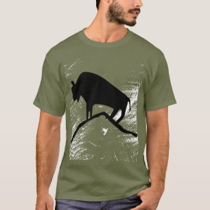 Alte Höhle Tier Buffalo T-Shirt