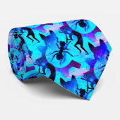 Alte Höhlensymbole im Pop Surrealismus Kunst Krawatte (Gerollt)