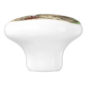 Alte Holländer Capuchine Taube Keramikknauf (Seitenansicht)