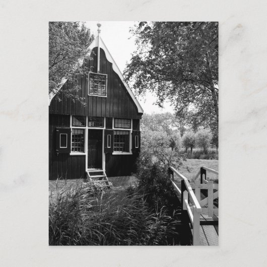 Alte holländische Hütte Postkarte (Vorderseite)