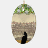 Alte holländische Sicht Keramik Ornament (Links)