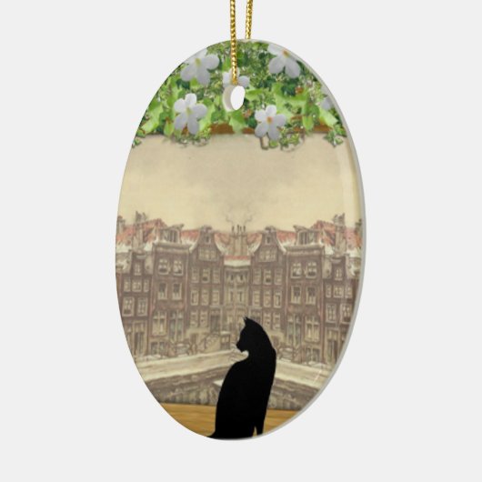 Alte holländische Sicht Keramik Ornament (Links)