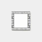 Alte Hollywood-Filmnotizen Post-it Klebezettel (Vorderseite)