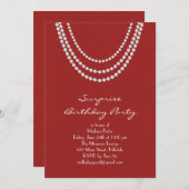 Alte Hollywood Überraschung Geburtstagsparty Einla Einladung (Vorne/Hinten)