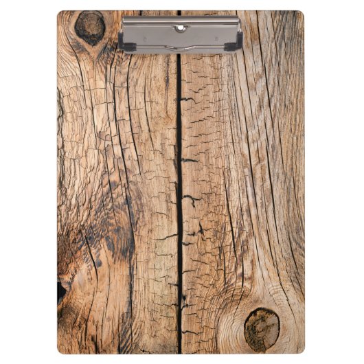 Alte Holz Hintergrund Klemmbrett (Vorderseite)