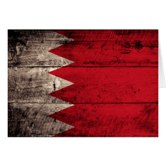 Alte Holzbahrainfahne