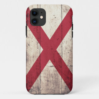 Alte hölzerne Alabama-Flagge Case-Mate iPhone Hülle