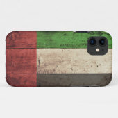 Alte hölzerne Arabische Emirate-Flagge Case-Mate iPhone Hülle (Rückseite (Horizontal))