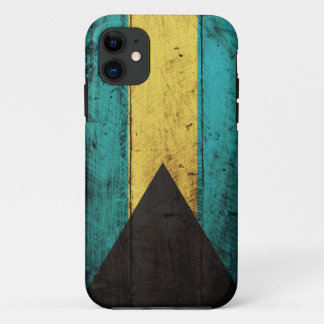 Alte hölzerne Bahamas-Flagge Case-Mate iPhone Hülle