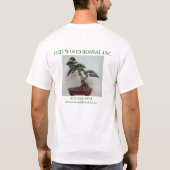 ALTE HÖLZERNE BONSAIS T-Shirt (Rückseite)
