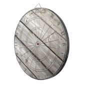 Alte hölzerne Bretter Dartscheibe (Vorderseite rechts)