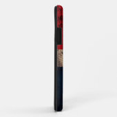 Alte hölzerne Dominikanische Republik-Flagge Case-Mate iPhone Hülle (Hinten/Rechts)