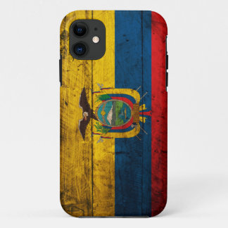 Alte hölzerne Ecuador-Flagge Case-Mate iPhone Hülle