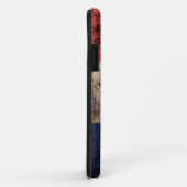 Alte hölzerne Frankreich-Flagge Case-Mate iPhone Hülle (Hinten/Rechts)