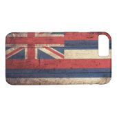 Alte hölzerne Hawaii-Flagge; Case-Mate iPhone Hülle (Rückseite (Horizontal))