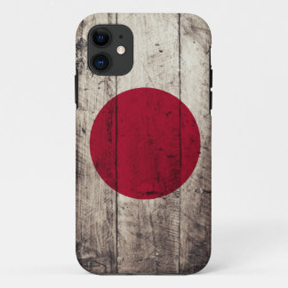 Alte hölzerne Japan-Flagge Case-Mate iPhone Hülle