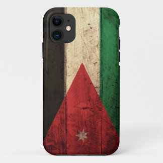 Alte hölzerne Jordanien-Flagge Case-Mate iPhone Hülle
