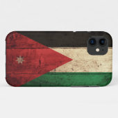 Alte hölzerne Jordanien-Flagge Case-Mate iPhone Hülle (Rückseite (Horizontal))