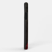 Alte hölzerne Jordanien-Flagge Case-Mate iPhone Hülle (Hinten/Rechts)