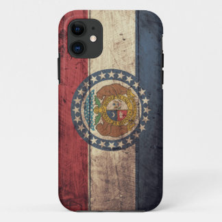 Alte hölzerne Missouri-Flagge; Case-Mate iPhone Hülle