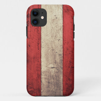 Alte hölzerne Österreich-Flagge Case-Mate iPhone Hülle