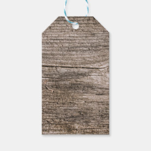 Alte hölzerne Planken Geschenkanhänger