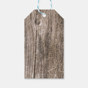 Alte hölzerne Planken Geschenkanhänger