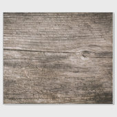 Alte hölzerne Planken Geschenkpapier (Flach)