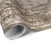 Alte hölzerne Planken Geschenkpapier (Rolleneckpunkt)
