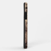 Alte hölzerne Polen-Flagge Case-Mate iPhone Hülle (Hinten/Rechts)