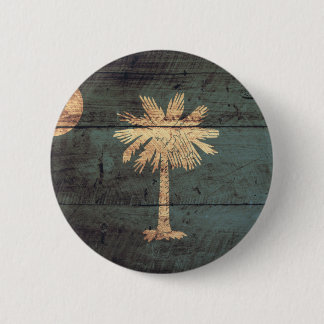 Alte hölzerne South- Carolinaflagge; Button