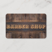 Alte hölzerne visitenkarte (Vorderseite)