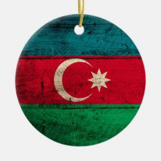 Alte Holzflagge Aserbaidschan Keramik Ornament