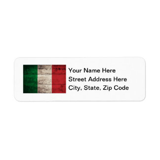 Alte Holzflagge Italien