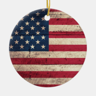 Alte Holzflagge Keramik Ornament