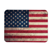 Alte Holzflagge Magnet (Horizontal)