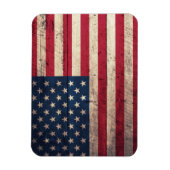 Alte Holzflagge Magnet (Vertikal)