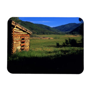Alte Holzhäuser in der Nähe von Park City, Utah. ( Magnet