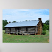 Alte Holzkabine Poster (Vorne)