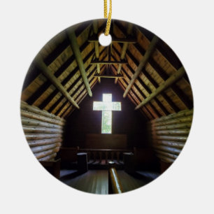 Alte Holzkirche Keramik Ornament